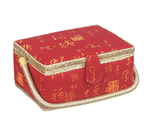 BOX na šití - 24x17,5x13 cm - červená