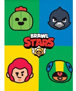 Carbotex Dětská deka Brawl Stars Portréty 110x140 cm