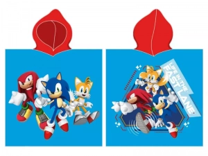 Carbotex dětské pončo Ježek Sonic a Přátelé  50x115 cm