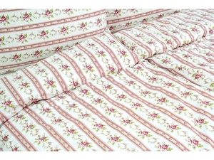 Stanex povlečení bavlna retro růžové (LS248) 140x200+70x90 cm 