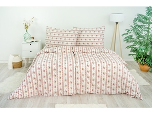 Stanex povlečení bavlna retro růžové (LS248) 140x200+70x90 cm 