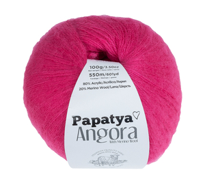 Bellatex Příze ANGORA MERINO 100g / 550 m růžová